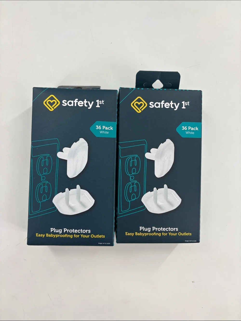Safety 1st White Outlet Plug Protectors - 36 Pack - Picture 1 of 2